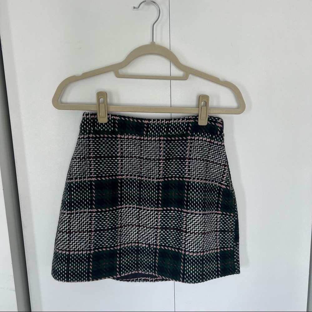 Endless rose - plaid mini skirt